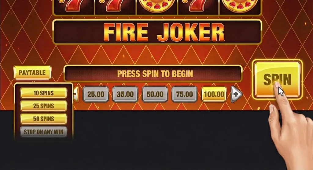 Fire Joker bonus mechanics — Re-spin vs Wheel of Multipliers infographic